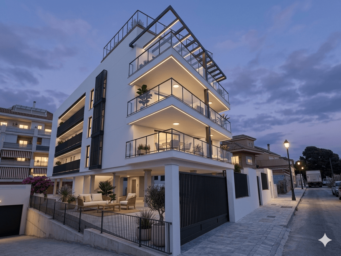 1-dorm. Apartamento en Los Pacos