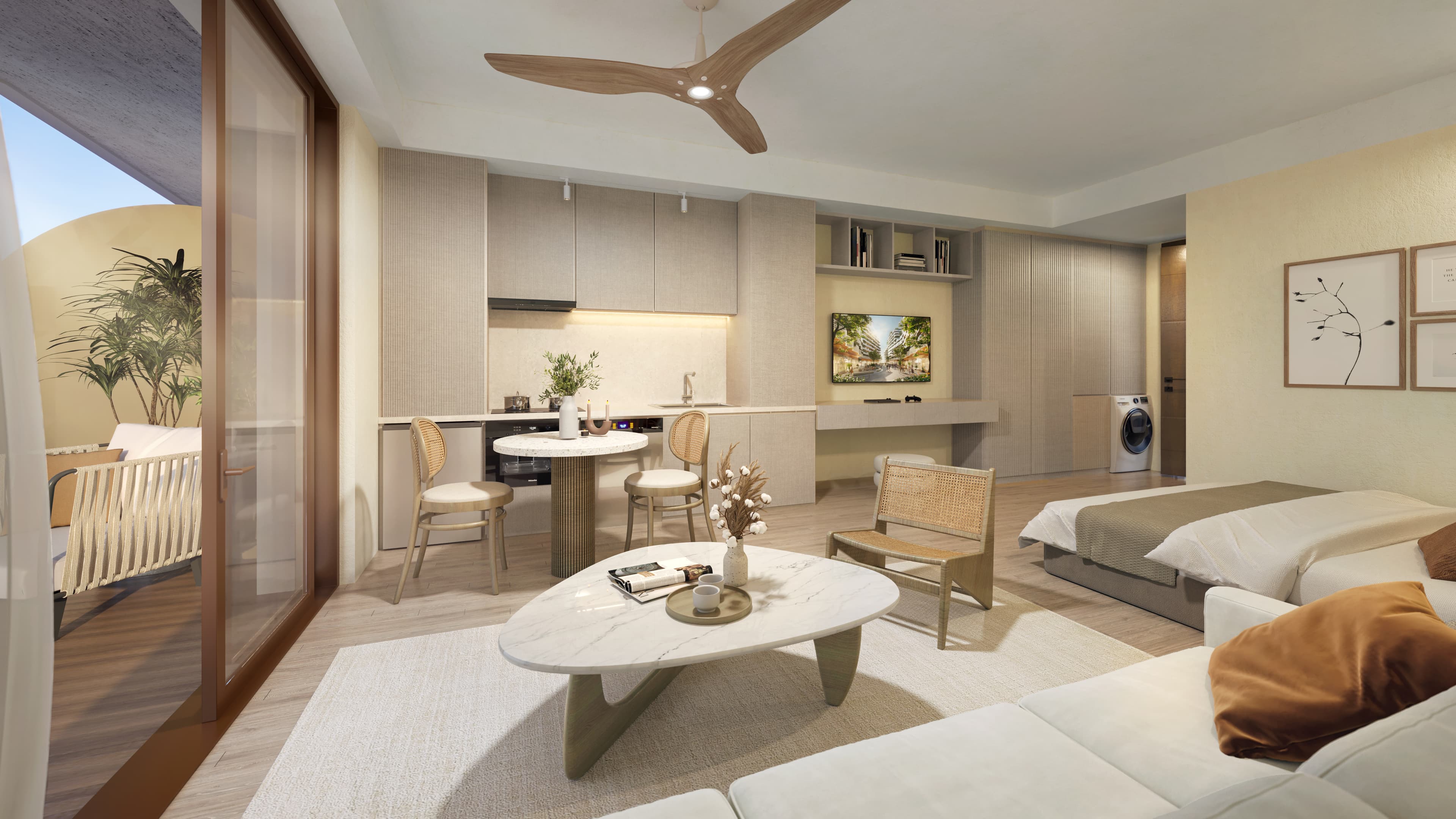 1-dorm. Apartamento en Cadiz