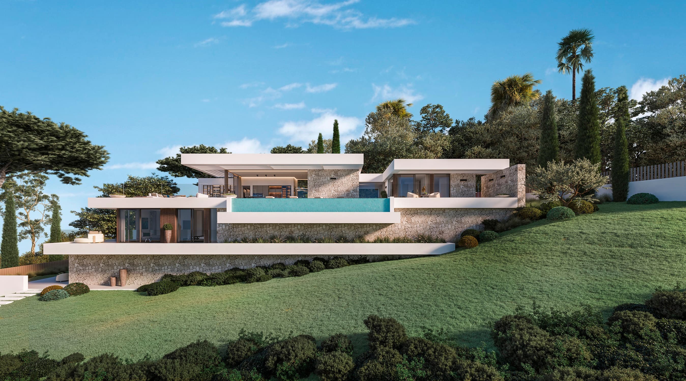 5-dorm. Villa en Mijas Costa