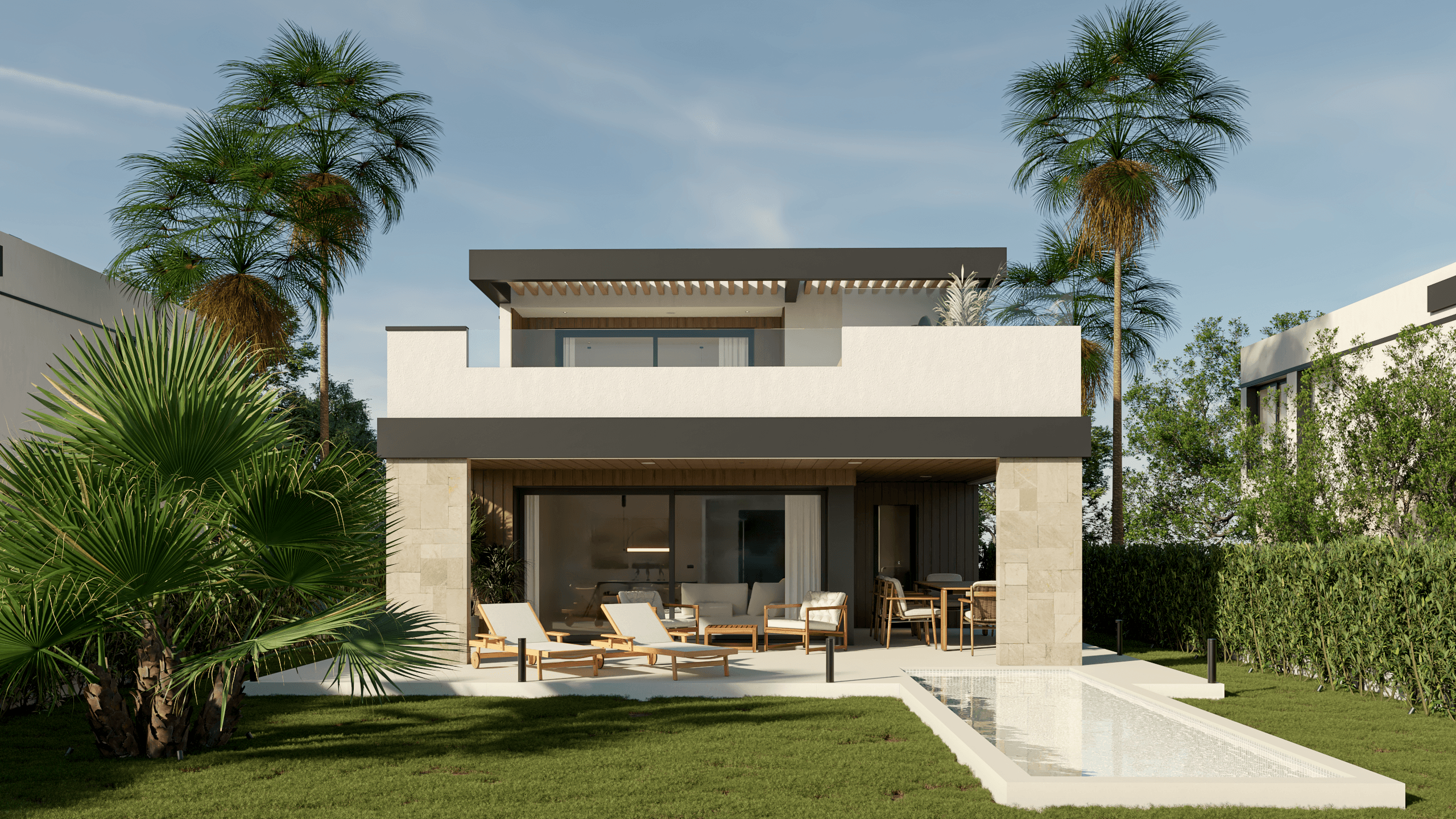4-dorm. Villa en Estepona East