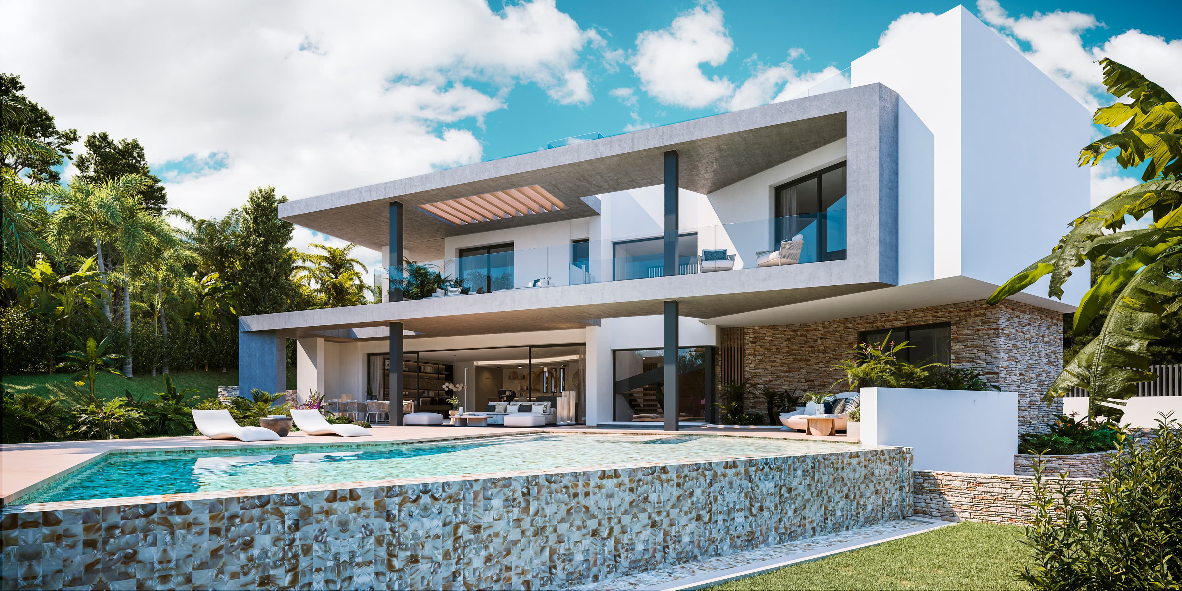 5-dorm. Villa en Marbella Golden Mile