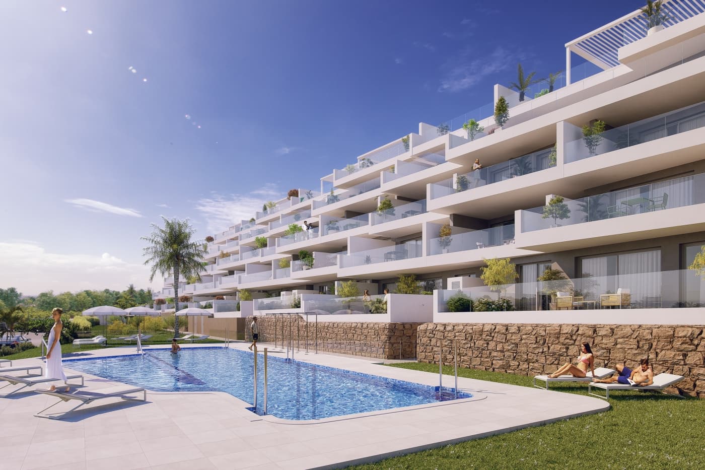 3-dorm. Apartamento en Manilva