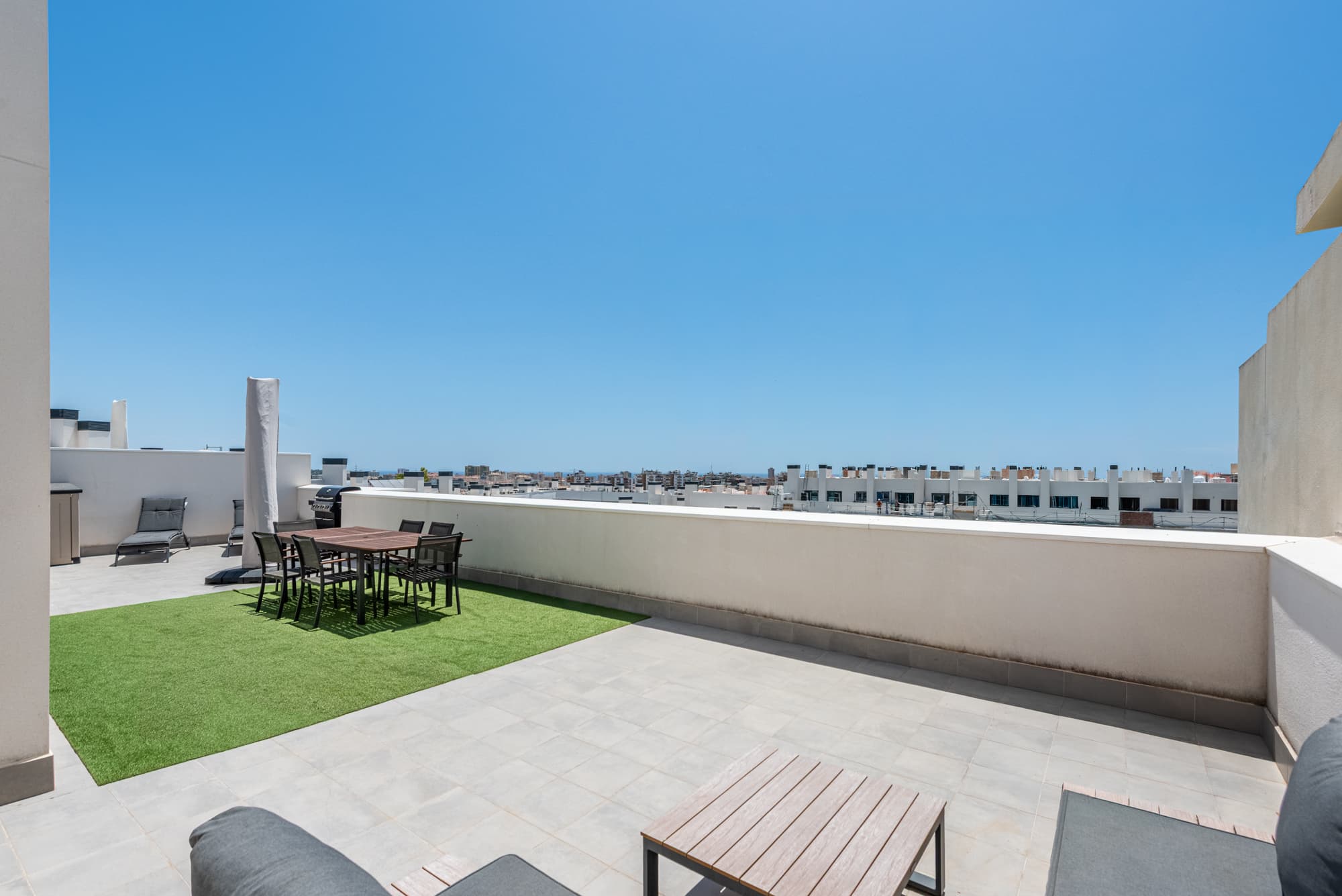 3-dorm. Apartamento en Las Lagunas