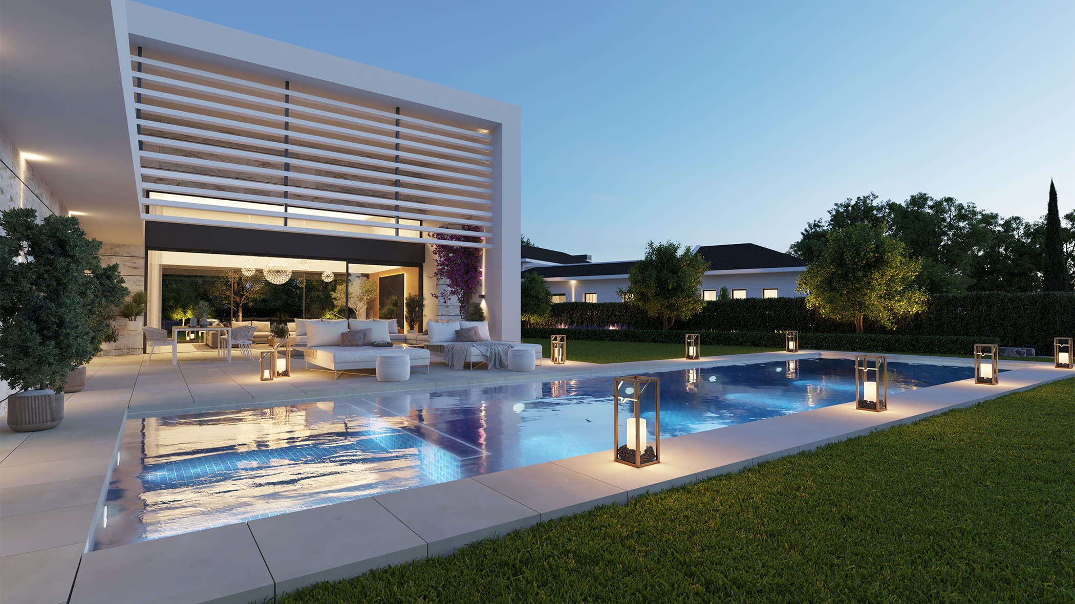 4-dorm. Villa en San Roque Club