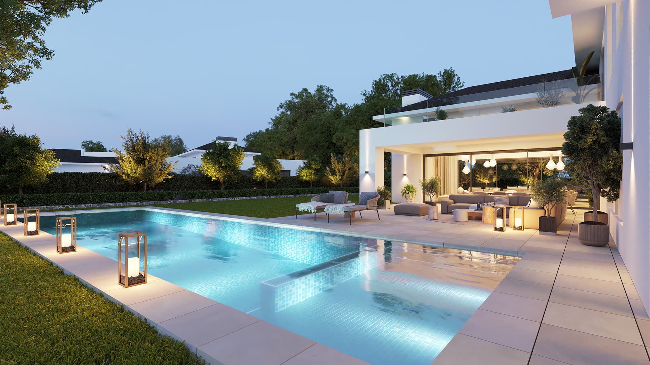 4-dorm. Villa en San Roque Club
