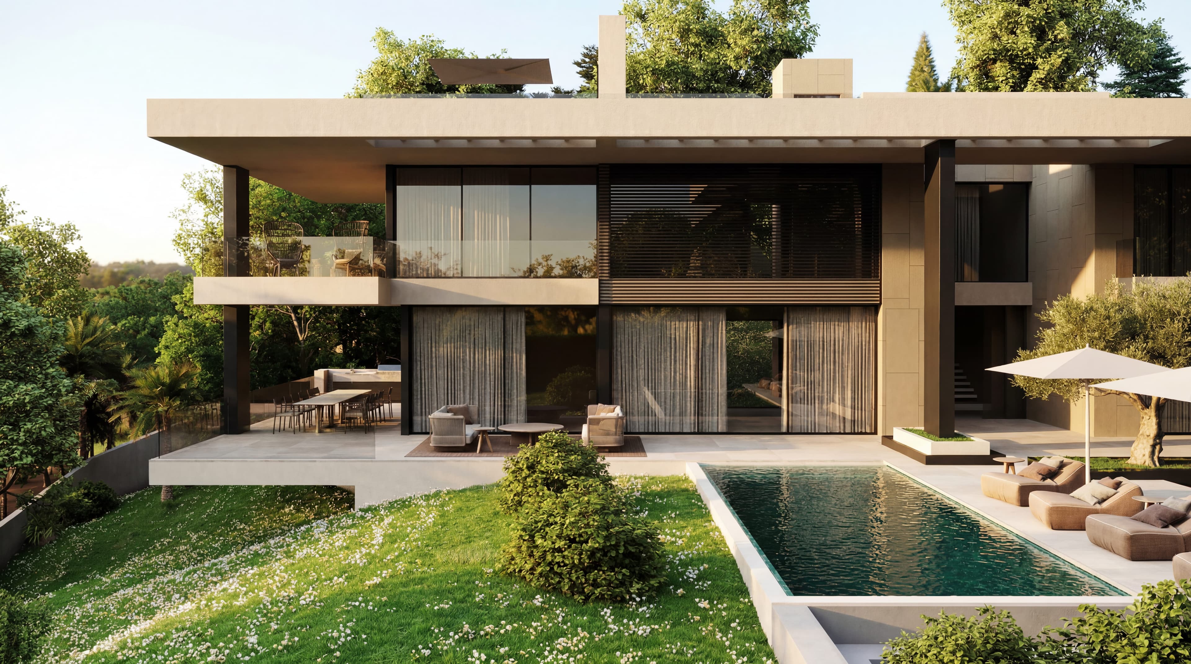 4-dorm. Villa en Paraíso Bellevue