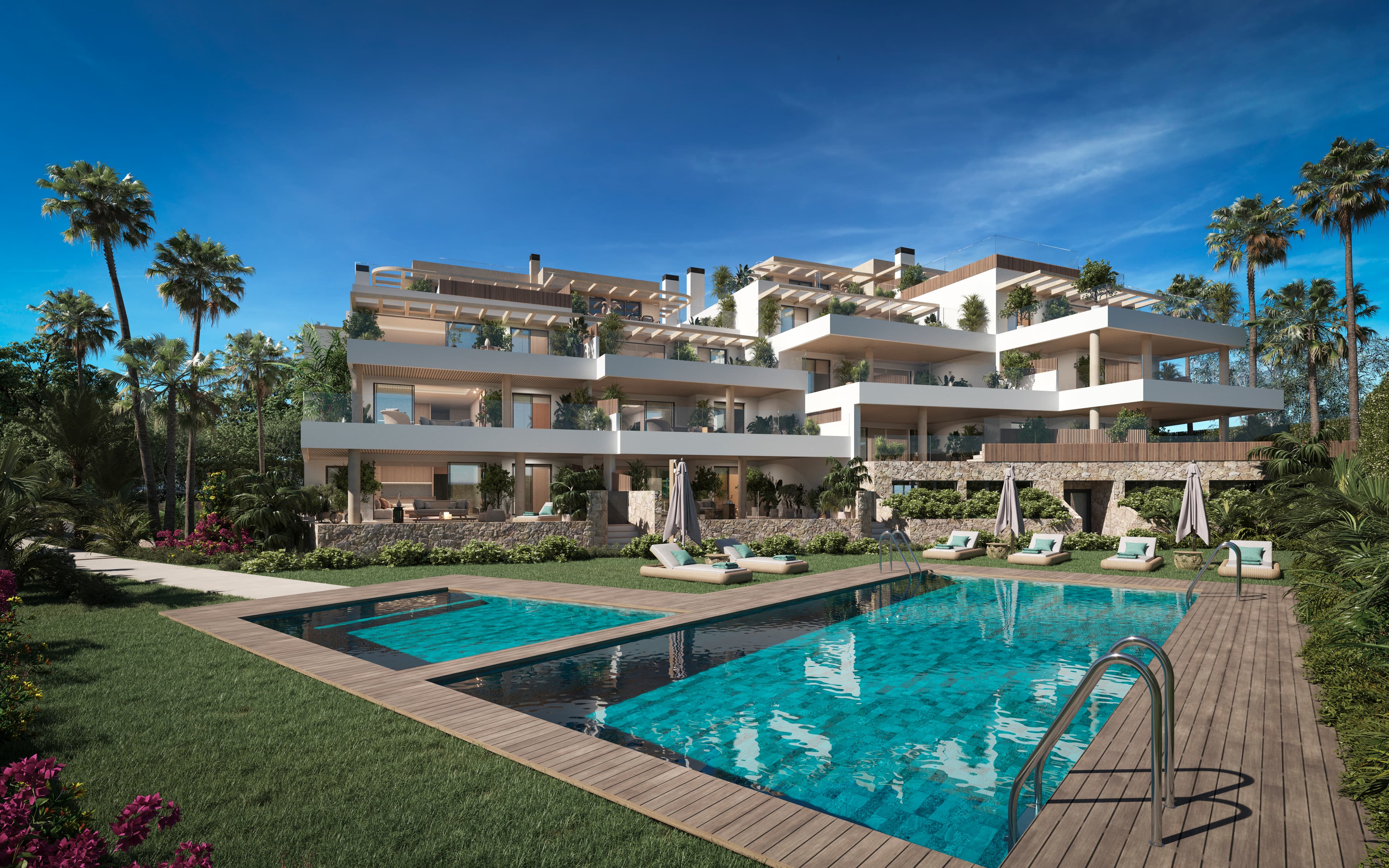 3-dorm. Apartamento en Marbella Este