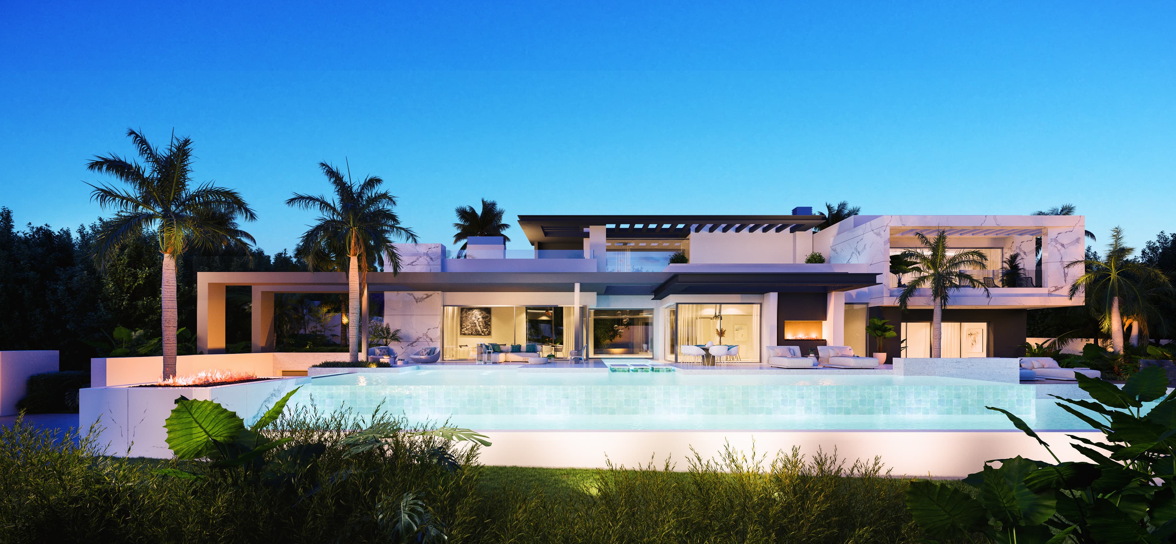7-dorm. Villa en Paraiso Alto
