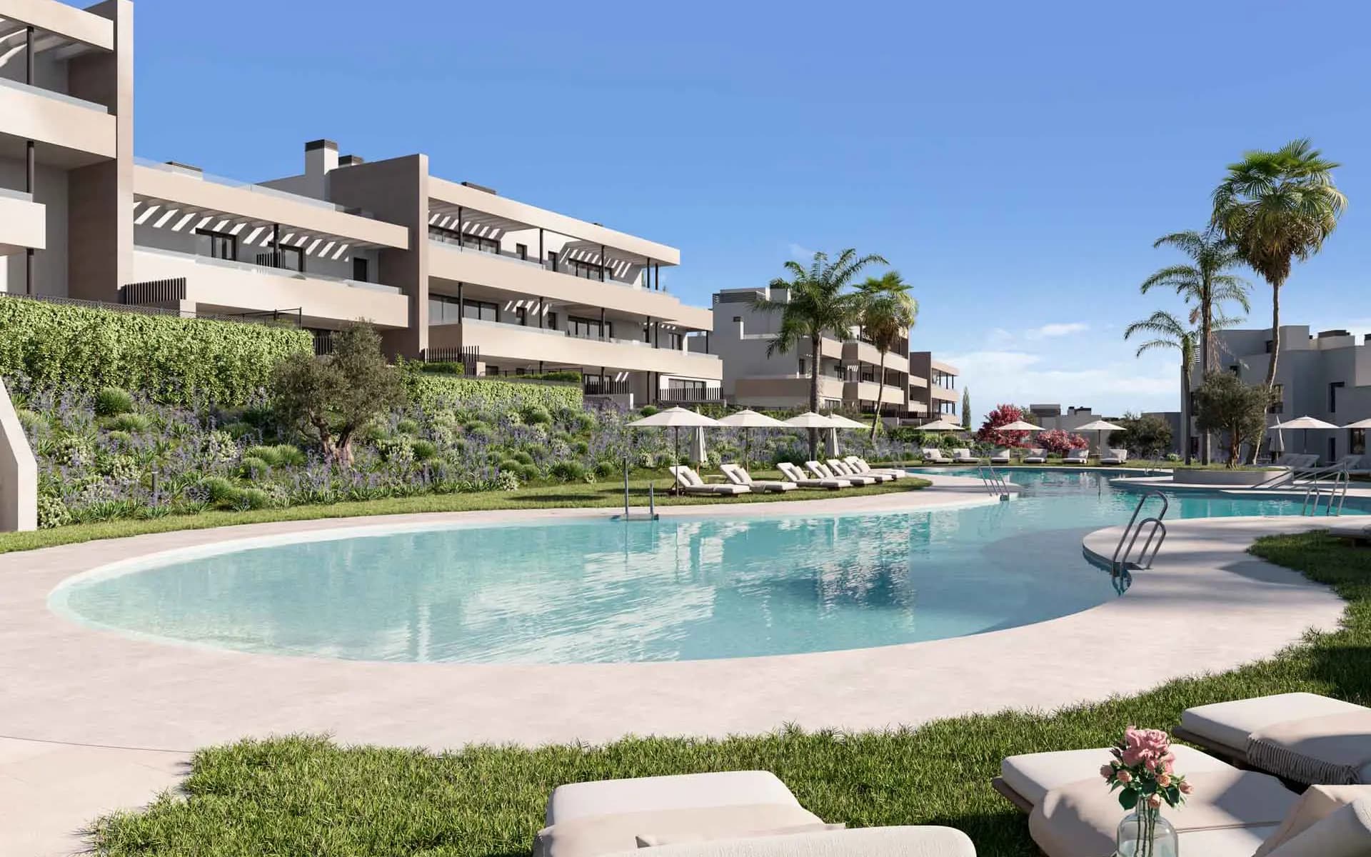 3-slaapk. Appartement in Casares