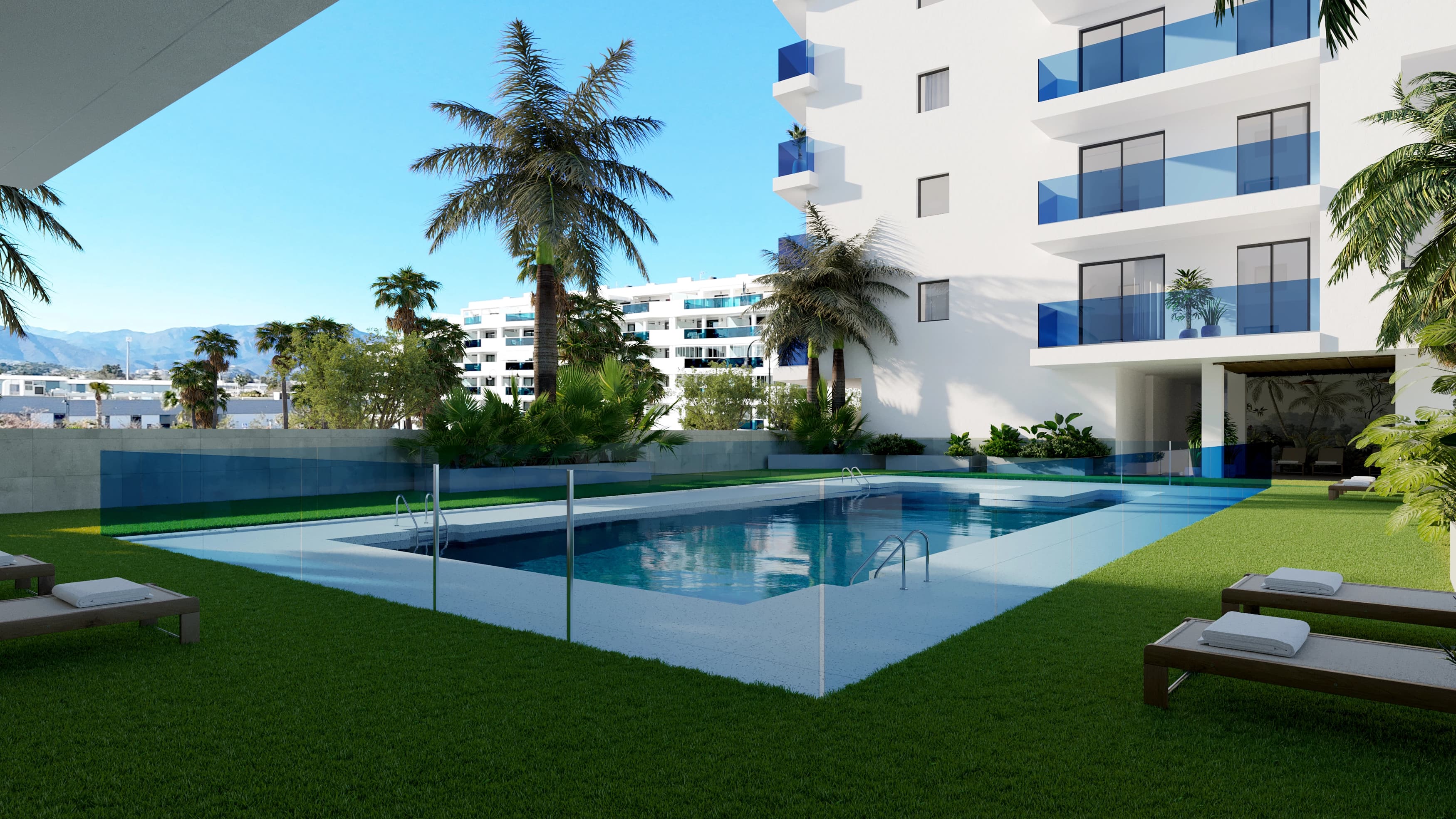 1-dorm. Apartamento en Las Lagunas