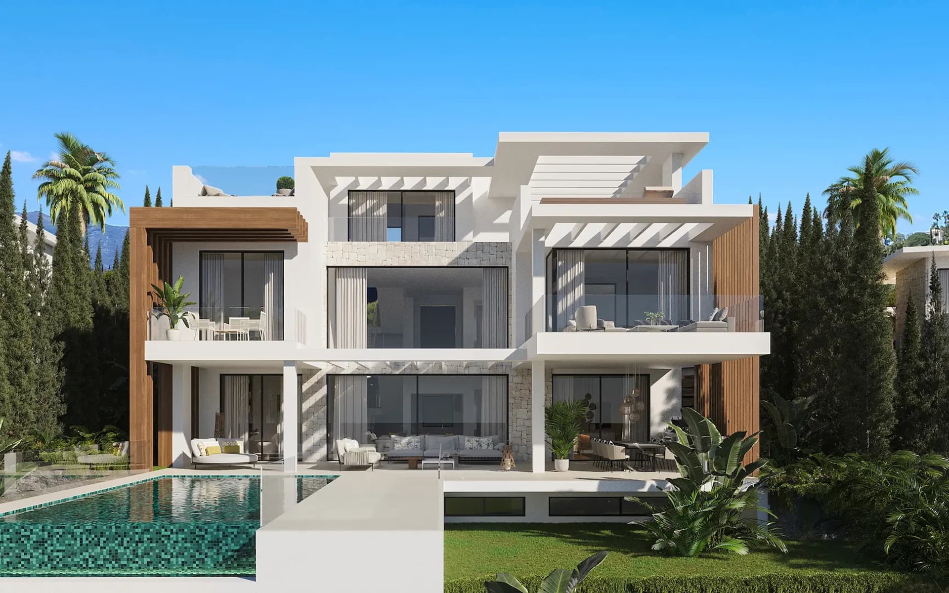 3-dorm. Villa en Estepona