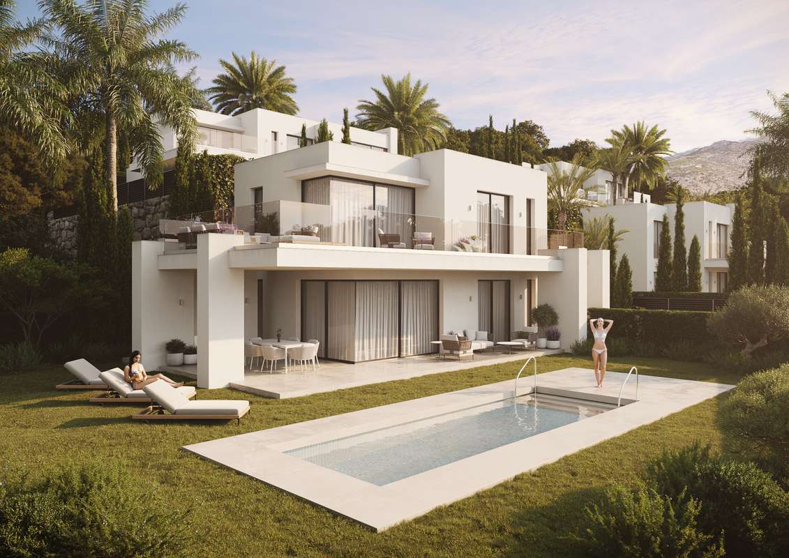 4-dorm. Villa en Mijas